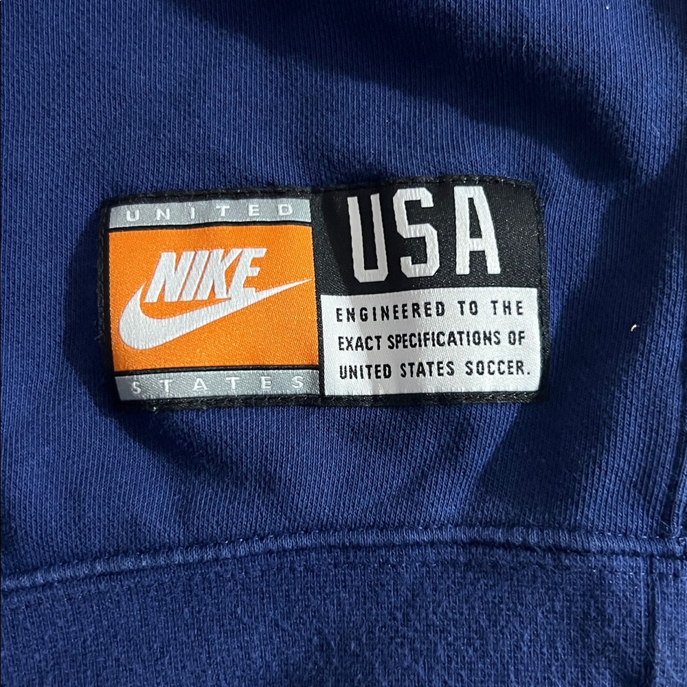 Nike Men's Navy USA Soccer Hoodie Size Medium - Picture 4 of 4